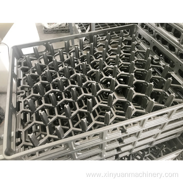 Heat treatment material basket mesh material frame